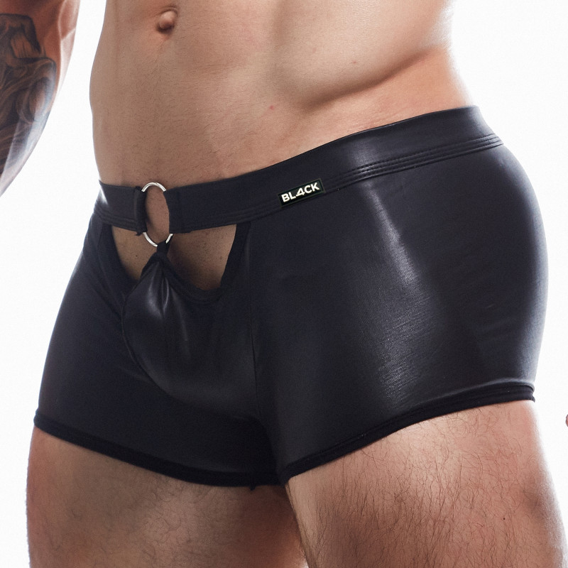 CUT4MEN Boxer Peekaboo Noir